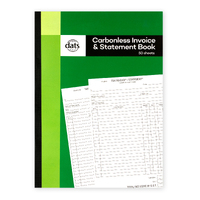 Book Carbonless Invoice & Statement A4 50Sheets 