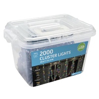 LED Cluster Lights 2000 Multi