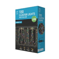 LED Cluster Lights 720 Multi